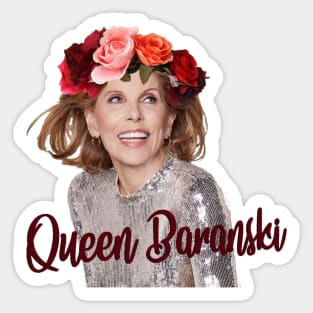 Queen Baranski Text Sticker